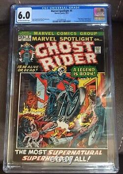 Marvel Spotlight #5 CGC 6.0 OW to White pages Origin and 1st Ghost Rider Blaze