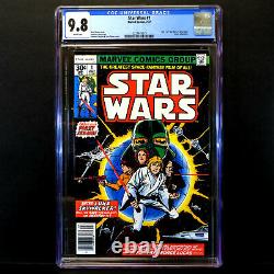 Marvel Star Wars Comic #1 (1977) Original First Issue CGC 9.8 White Pages