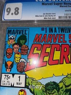 Marvel Super-Heroes Secret Wars #1 CGC 9.8 White Pages 1984 Comics