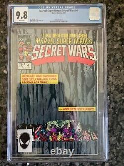 Marvel Super Heroes Secret Wars #4 CGC 9.8 NM/MT WHITE PAGES