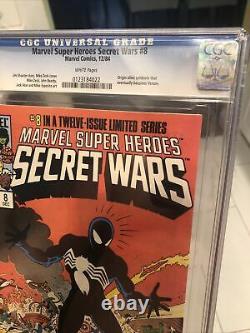 Marvel Super Heroes Secret Wars 8 CGC 9.8 White Pages