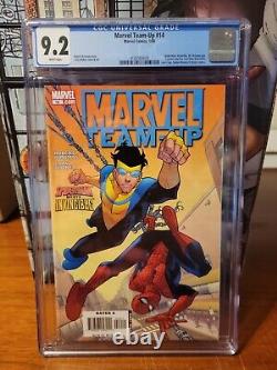 Marvel Team-Up #14 (CGC 9.2) Spiderman meets Invincible (White Pages)