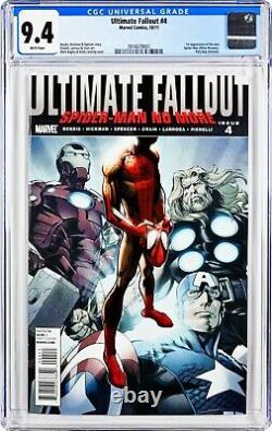 Marvel Ultimate Fallout 4 2011 CGC 9.4 White Pages 1st Miles Morales Spider-Man