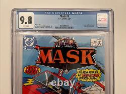 Mask #1 CGC 9.8 White Pages Based on TV & Toys DC Comics 1987