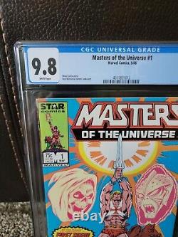 Masters of the Universe #1 CGC 9.8 White Pages He-Man 1986, First Issue