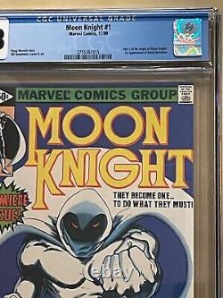 Moon Knight #1 & #38 (cgc 9.8 White Pages) Lot Of 2 Key 1st & Rare Last Issue