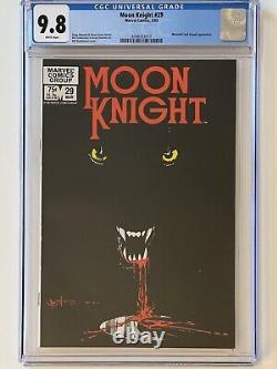 Moon Knight #29 (1983) CGC 9.8 White Pages Classic Sienkiewicz Werewolf Cover