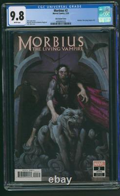 Morbius #2 Gist 125 Variant CGC 9.8 White Pages Midnight Sons Ghost Rider
