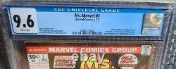 Ms Marvel 1 CGC 9.6 White Pages! 1st Carol Danvers as Ms Marvel! Auction