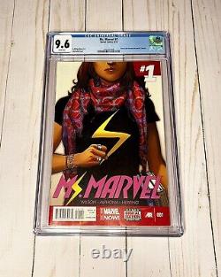 Ms. Marvel 1 Marvel Comics 2014 CGC 9.8 White Pages Kamala Khan 1st Print