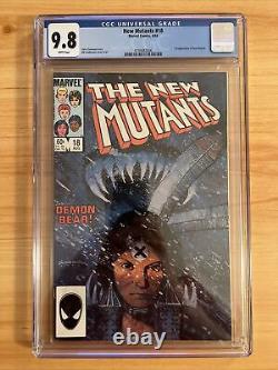 NEW MUTANTS #18 CGC 9.8 1st APPEARANCE OF NEW WARLOCK WHITE PAGES