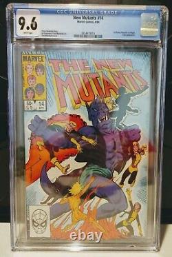 New Mutants #14 Cgc 9.6 White Pages! First Appearance Of Magik