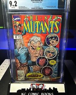 New Mutants 87 CGC 9.2 White Pages
