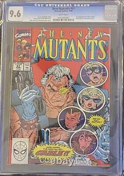 New Mutants 87 CGC 9.6 NM+. First appearance of Cable White Pages