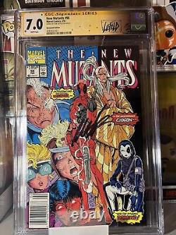 New Mutants #98 1st App Of DEADPOOL Newsstand, White Pages? CGC 7.0