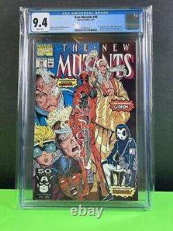 New Mutants #98 1st Appearance of Deadpool 1991 Marvel CGC 9.4 White Pages