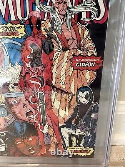 New Mutants #98 CGC 9.0 1st appearance of Deadpool White Pages