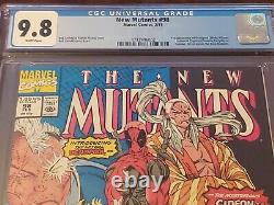 New Mutants #98 CGC 9.8 NM/MT (WHITE Pages, 1st Deadpool)