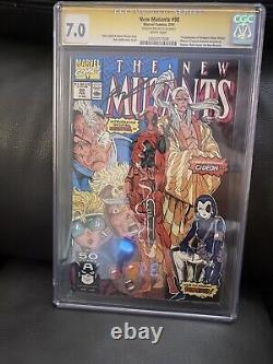 New Mutants #98 Cgc 7.0 White Pages // 1st Appearance Of Deadpool 1991