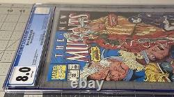New Mutants 98 Cgc 8.0 Vf Newsstand 1st Deadpool Appearance + 2 More White Pages