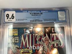 New Mutants 98 cgc 9.6 white pages 1st Appearance Deadpool marvel x-men