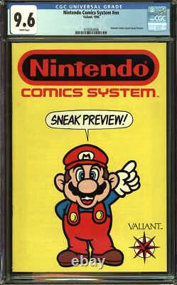 Nintendo Comics System #nn Cgc 9.6 White Pages // Sneak Preview Valiant 1990