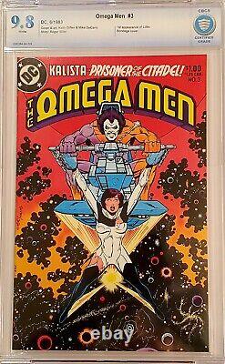 Omega Men #3 CBCS 9.8 White Pages (1983 DC Comics) Lobo 1st appearance