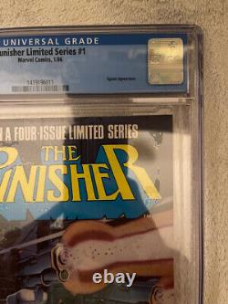 PUNISHER LIMITED SERIES #1 CGC 9.4 White Pages 1986