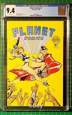 Planet Comics 1 CGC 9.4 KILLER Dave Stevens cover(DIRTY PAIR) White Pages