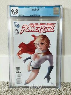 Power Girl #27 CGC 9.8 WHITE Pages