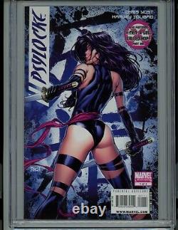Psylocke #1 2010 CGC 9.6 White Pages by David Finch and Christopher Yost Comic