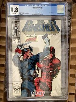 Punisher #10 Cgc 9.8 White Pages // Daredevil Appearance 1988