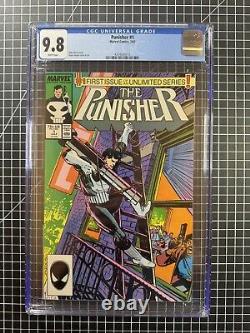 Punisher #1 CGC 9.8 White Pages 4354643010