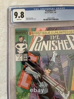 Punisher #1 CGC 9.8 White Pages Ongoing Solo Series Marvel Comics 1987