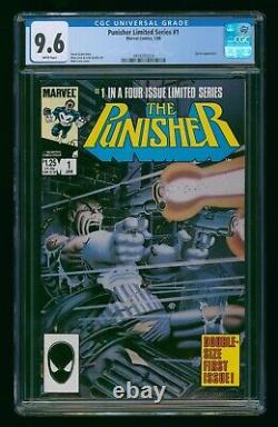 Punisher Limited Series #1 (1986) Cgc 9.6 White Pages