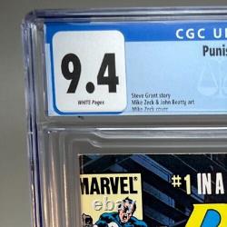 Punisher Limited Series 1 CGC 9.4 (1/86) White Pages