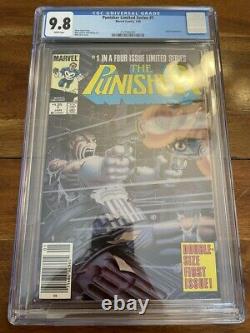 Punisher Limited Series 1 Newsstand CGC 9.8 White Pages Key Comic Book 1986