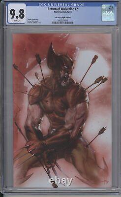 Return of Wolverine #2 CGC 9.8 WHITE Pages (Marvel, Dec 2018) Dell'Otto Virgin
