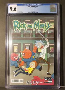 Rick And Morty #1 Cgc 9.6 Nm+ First Printing White Pages 2015