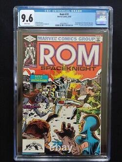 Rom #31 CGC 9.6 NM+ 1st Cover & 2nd App Rogue Huge Key White Pages 1982