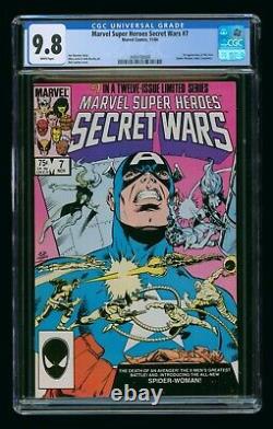 SECRET WARS #7 (1984) CGC 9.8 1st APPEARANCE SPIDER-WOMAN WHITE PAGES