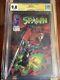 Spawn #1 Cgc 9.8 Ss Signed By Todd Mcfarlane White Pages