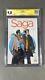 Saga #1 Cgc 9.8 Ss Signed By Brian K Vaughn 1st Print White Pages