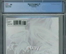 Secret Avengers #7 2011 CGC 9.8 White Pages Moon Knight Tron Variant Cover 115