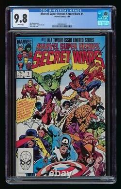 Secret Wars #1 (1984) Cgc 9.8 New Movie Avengers White Pages