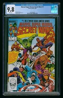 Secret Wars #1 (1984) Cgc 9.8 White Pages