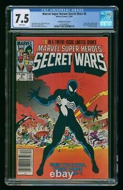 Secret Wars #8 (1984) Cgc 7.5 Canadian Price Variant Cpv White Pages