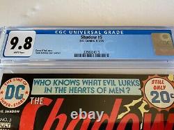 Shadow 5 Cgc 9.8 White Pages Ocean Boat Ship DC Comics 1974