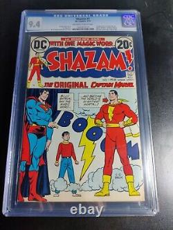 Shazam #1 CGC 9.4 1973 Near Mint off white to white pages