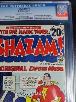 Shazam #1 CGC 9.4 1973 Near Mint off white to white pages